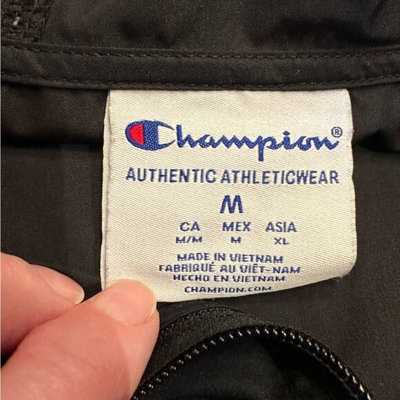 OU University of Oklahoma Adult Medium Black Pullover Windbreaker Quarter Zip - Picture 4 of 7